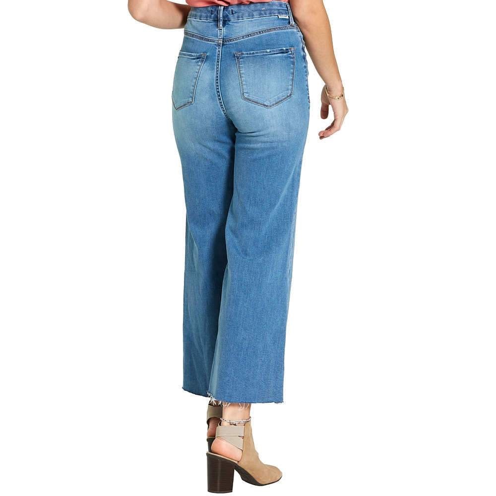 R Jeans Curvy Super High Rise Straight Leg Blue Denim Jeans Size 18W / 36